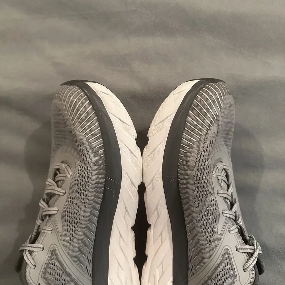 Hoka One One Bondi 7 Running Shoes Wild Dove Dark Shadow 1110518 WDDS Mens 11